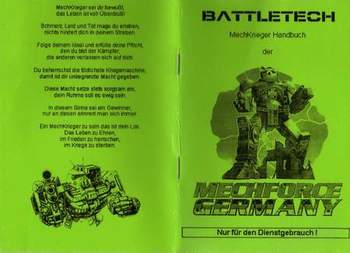 MechKrieger Handbuch